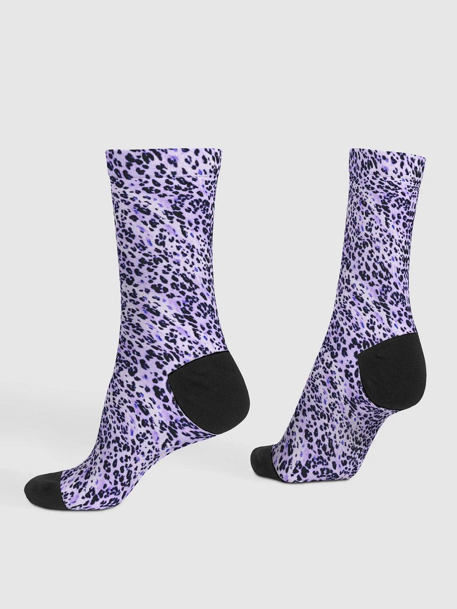 Purple Leopard Skin Socks product image (4)