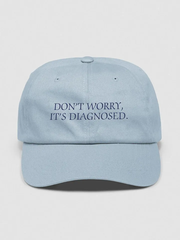 DW, IT'S DIAGNOSED. (navy thread) classic dad hat product image (9)
