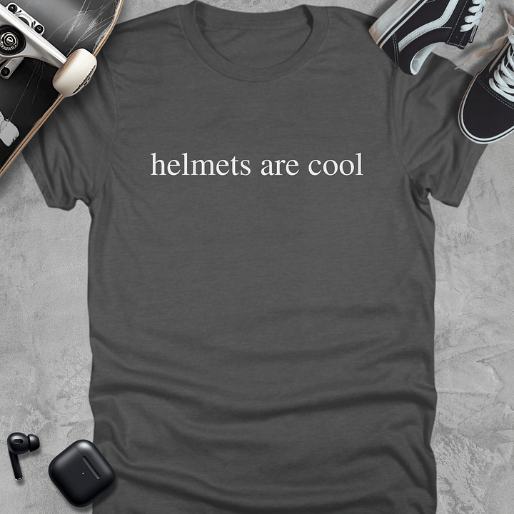 Helmets are cool, Skateboarding T-Shirt Unisex product image (4)