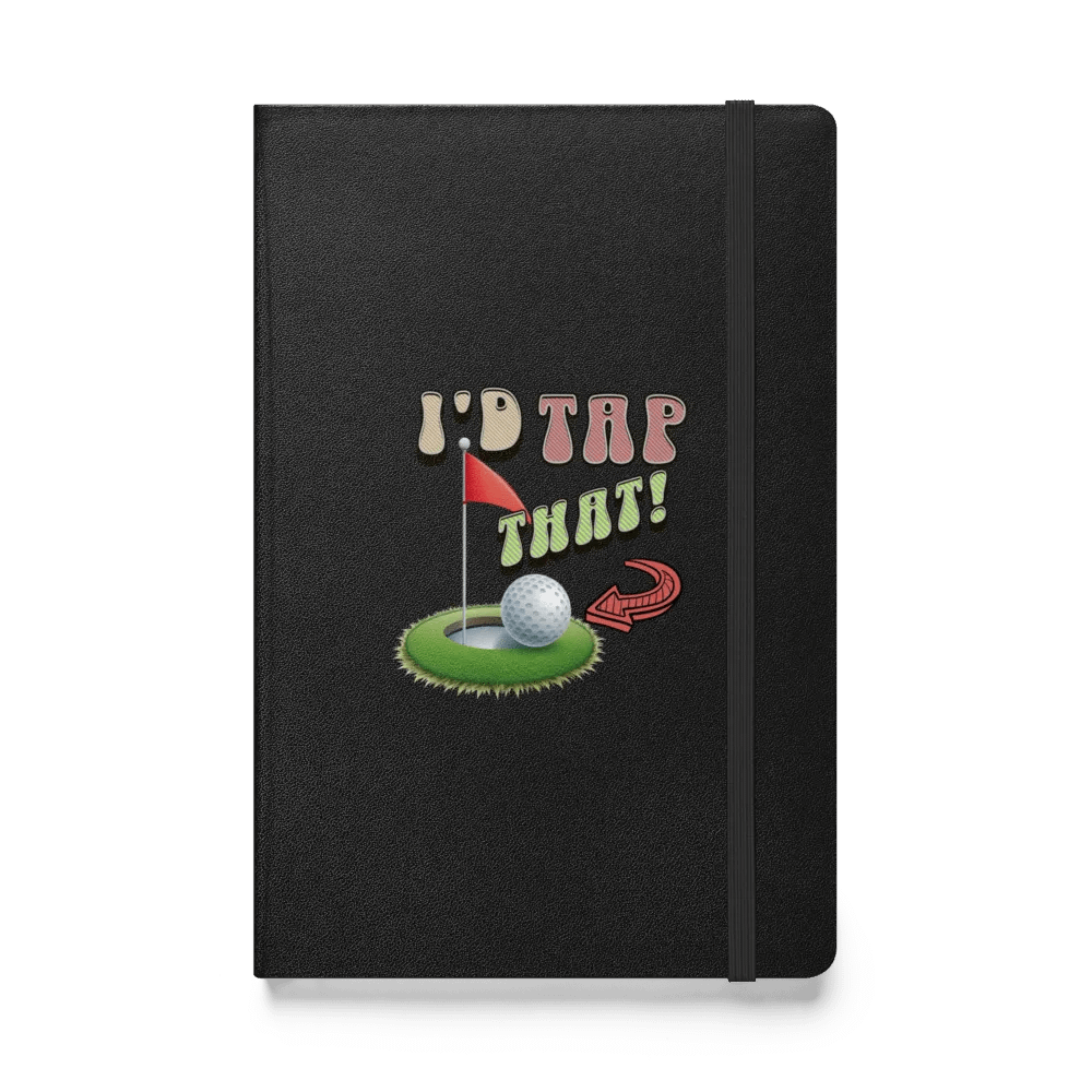 Id Tap That! Golf Ball Hardcover Notebook product image (1)
