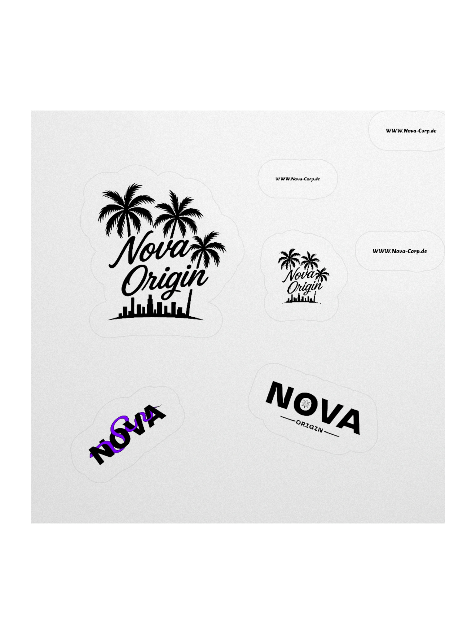 Malibu Nights Kiss Cut Stickers product image (1)
