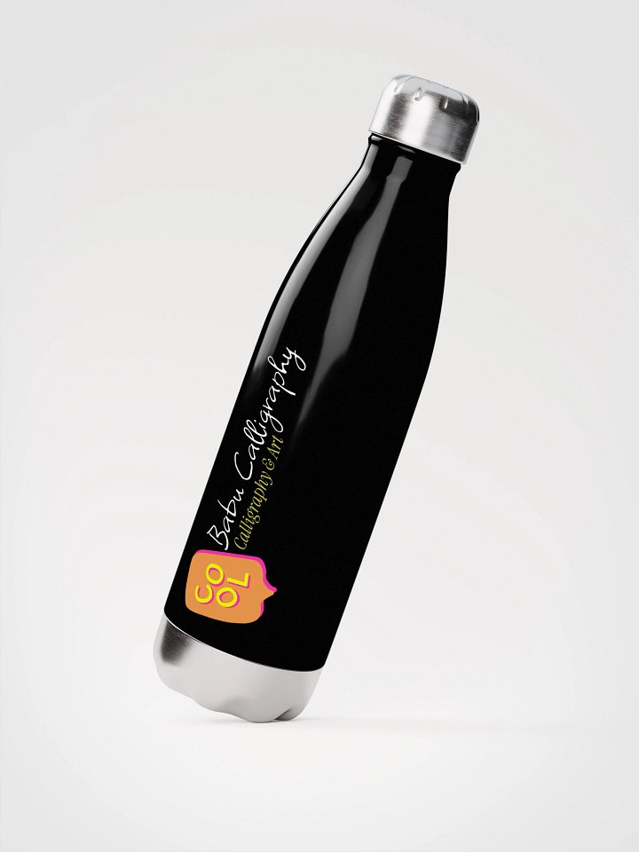Cool Splash Stainless Steel Water Bottle | calligraphy designed product image (2)