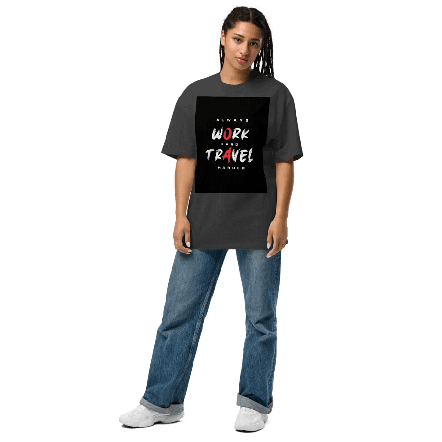 Work Hard Travel Harder Unisex Tshirt product image (7)