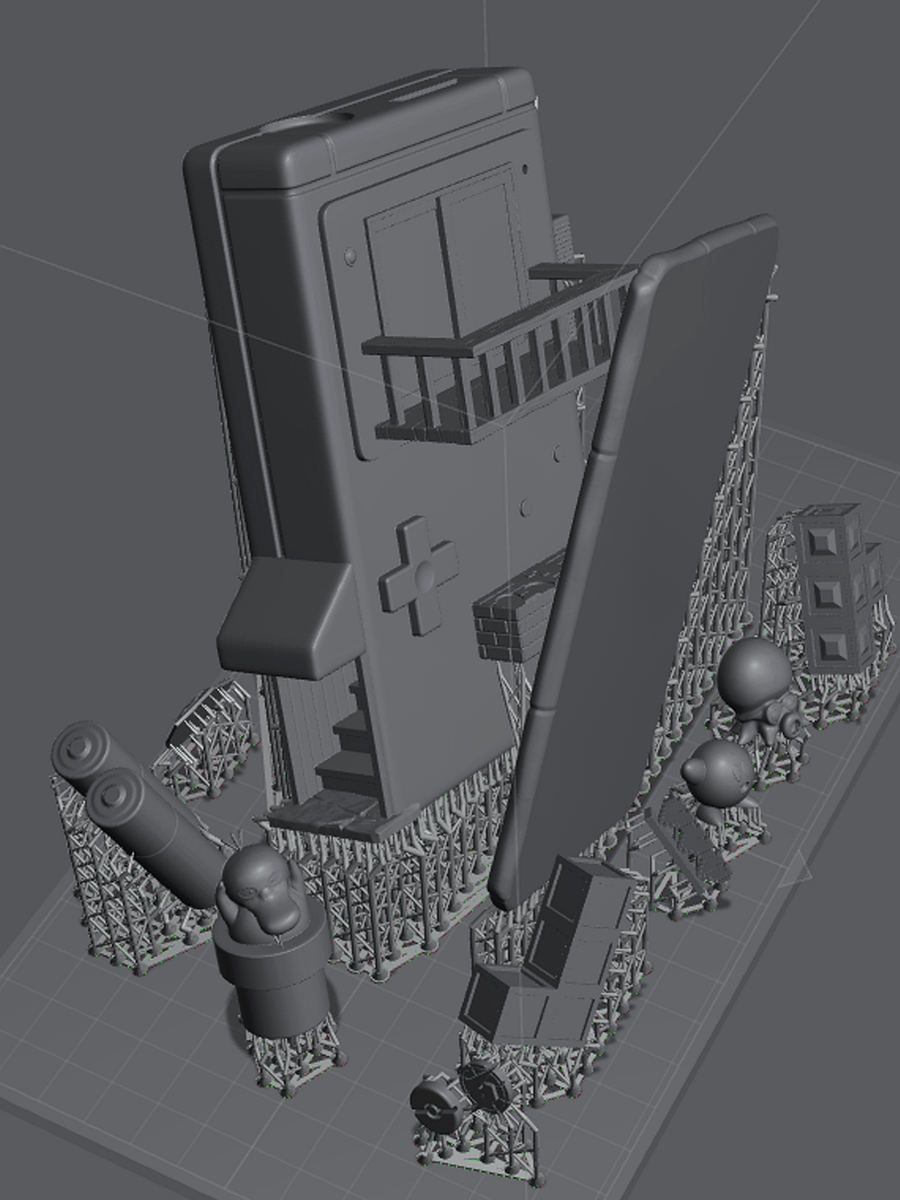 3D Printed Nintendo Gameboy Diorama product image (2)