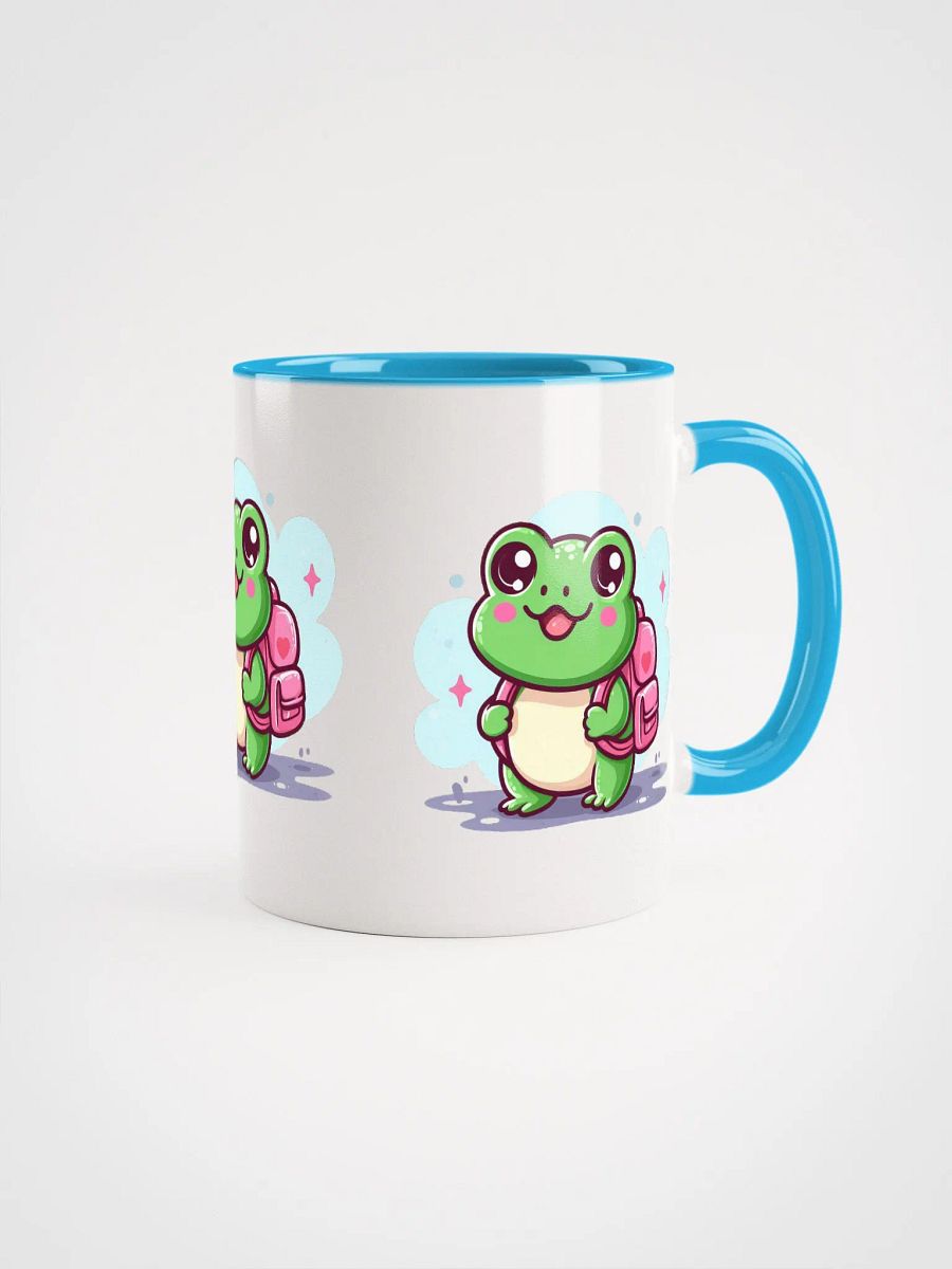 Cheerful Trekker Frog Mug product image (11)