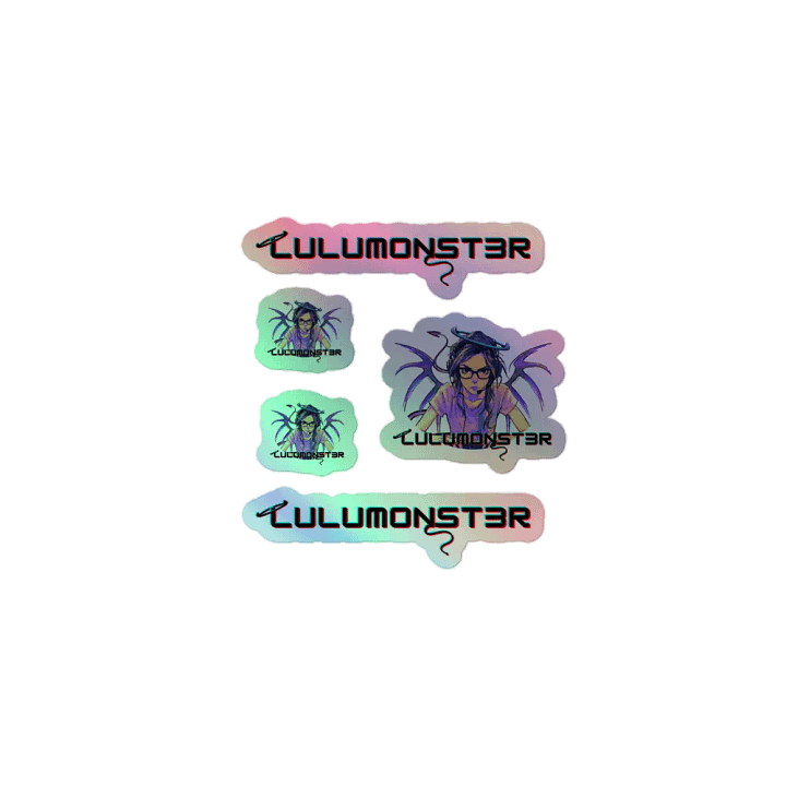 LuluMonst3r's Rafa Holographic Stickers product image (1)