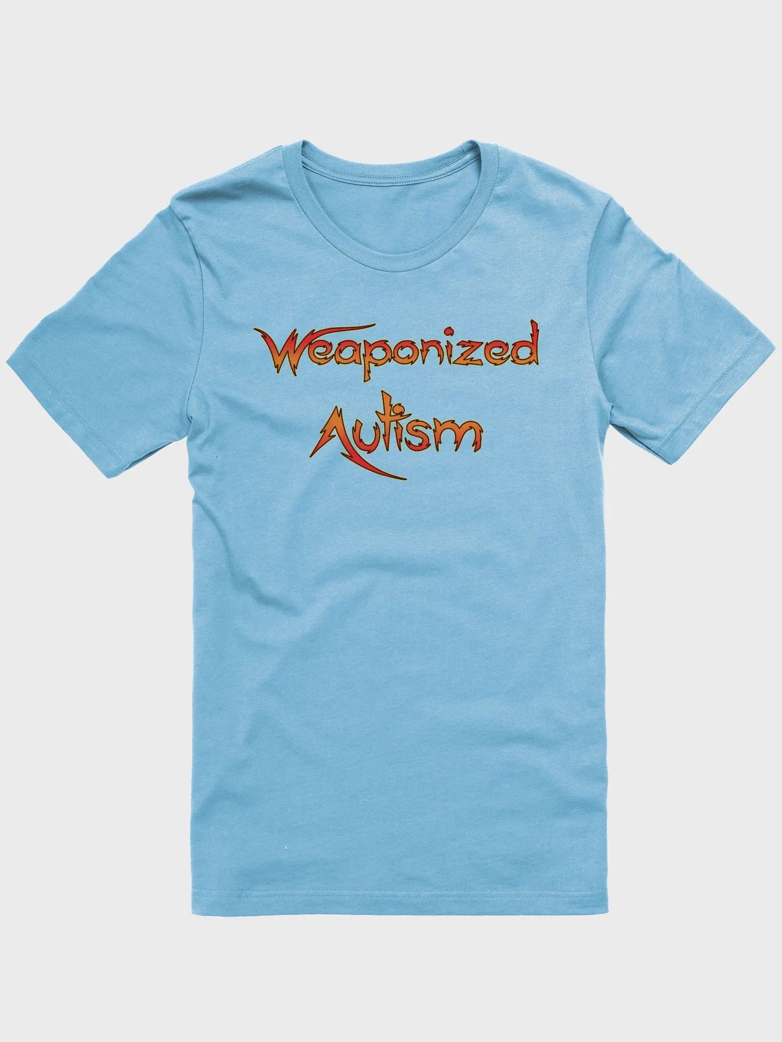 Weaponized Autism (Red Text) Straight-Sided T-Shirt product image (71)