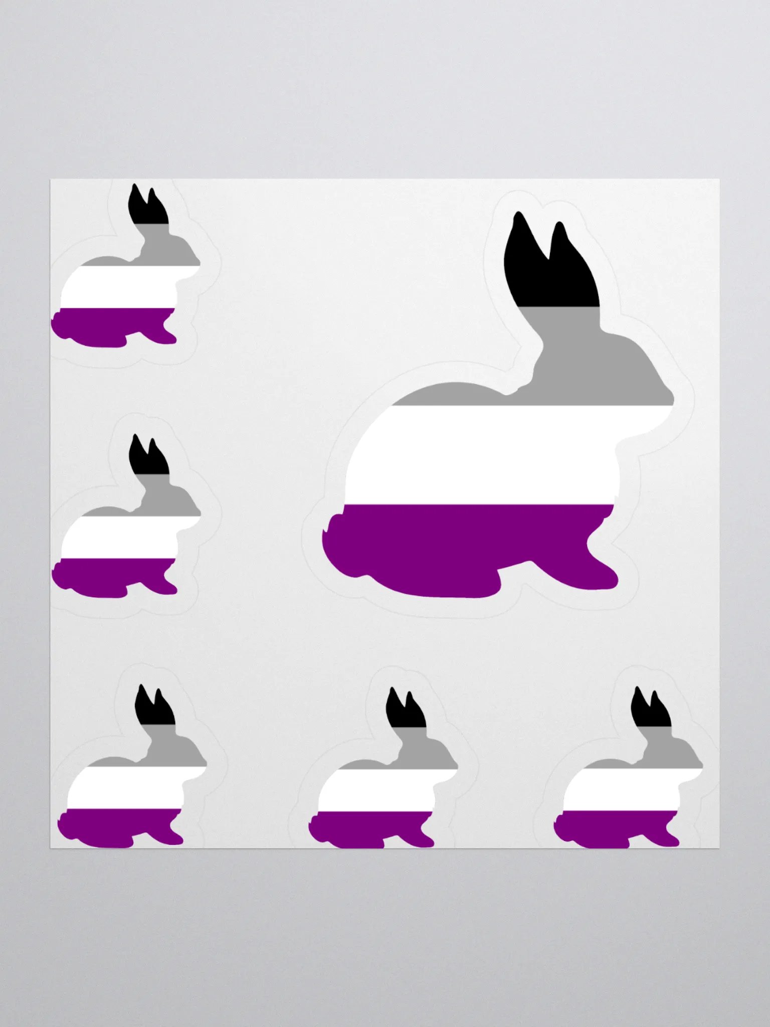 Ace Pride Bnuy Mini Sticker Set! product image (2)