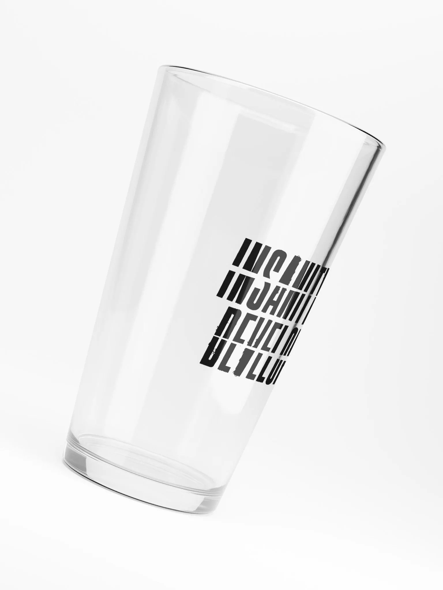 Shaker Pint Glass — Black Logo product image (7)