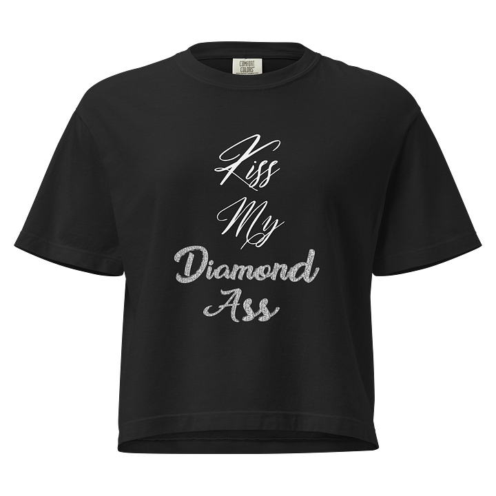 kiss my diamond black T product image (1)