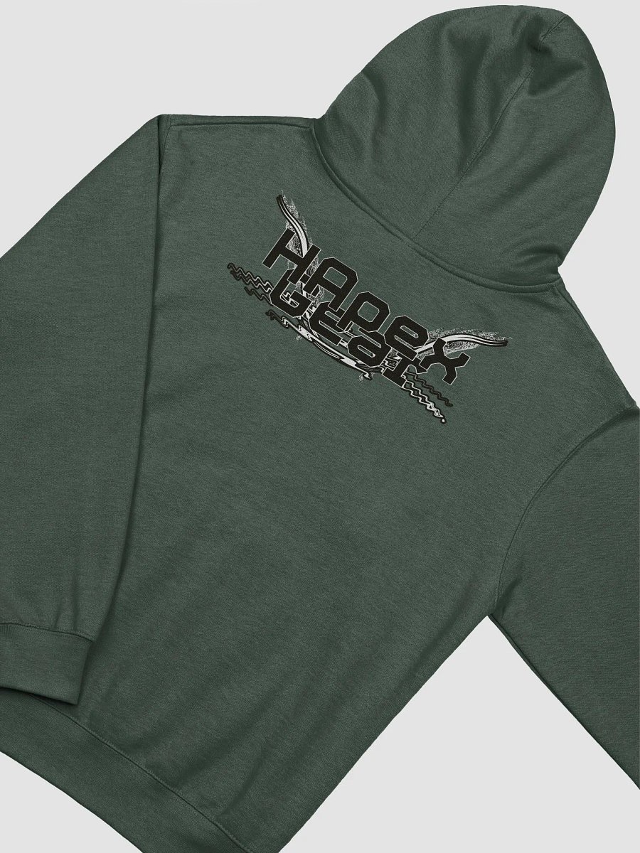 Midweight Hoodie - Black HApex Gear White Logo product image (7)