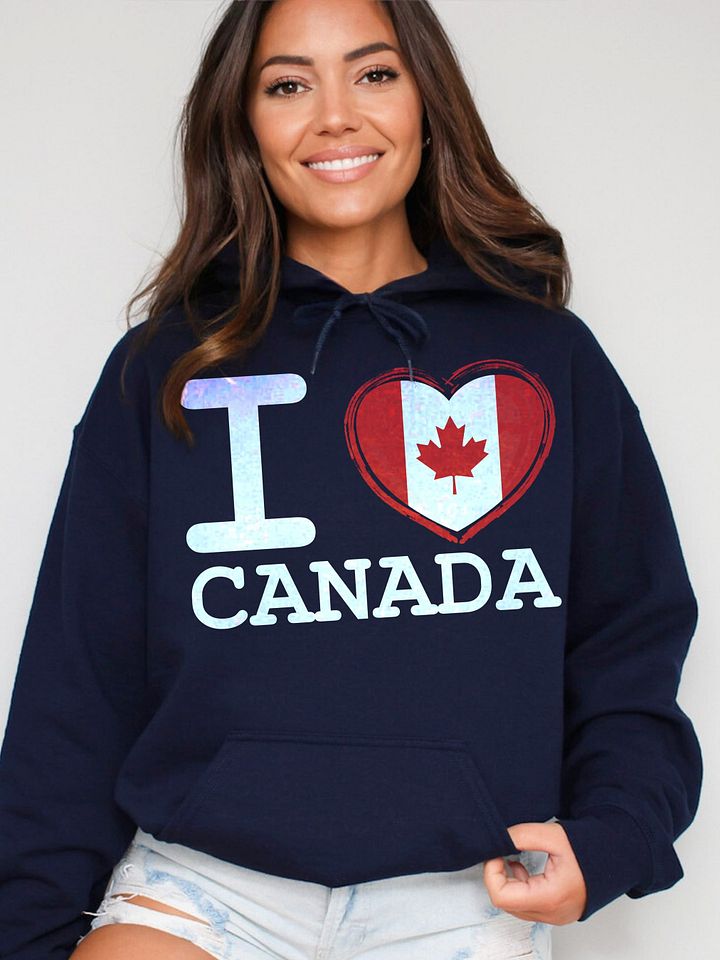 I Love Canada I Heart Canada Hoodie product image (1)