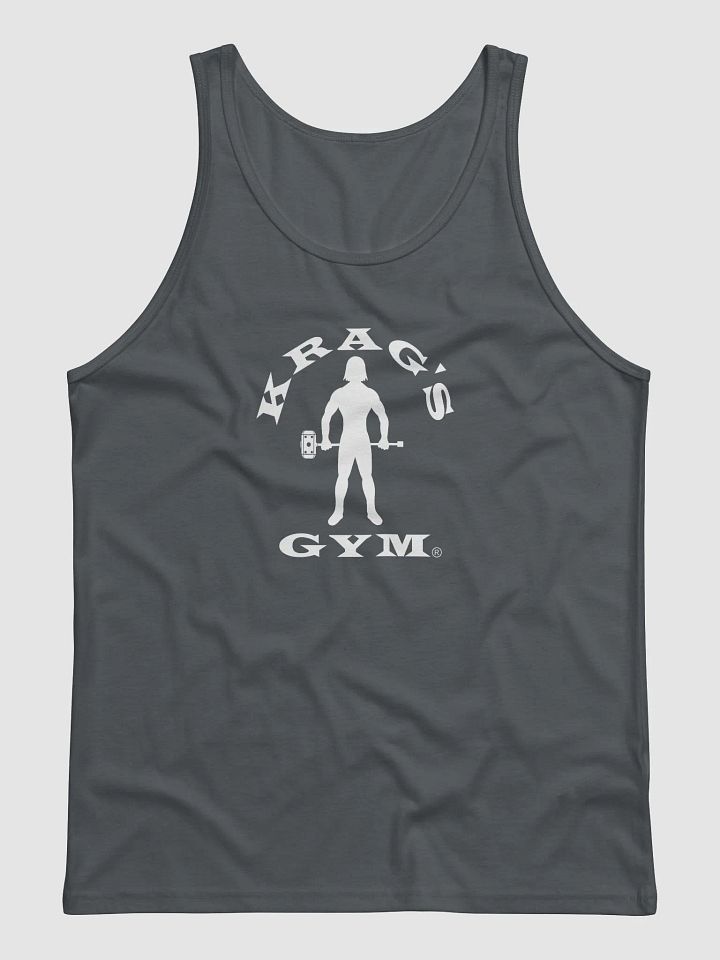 Krag's Gym Tank Top (white letter arch) product image (3)