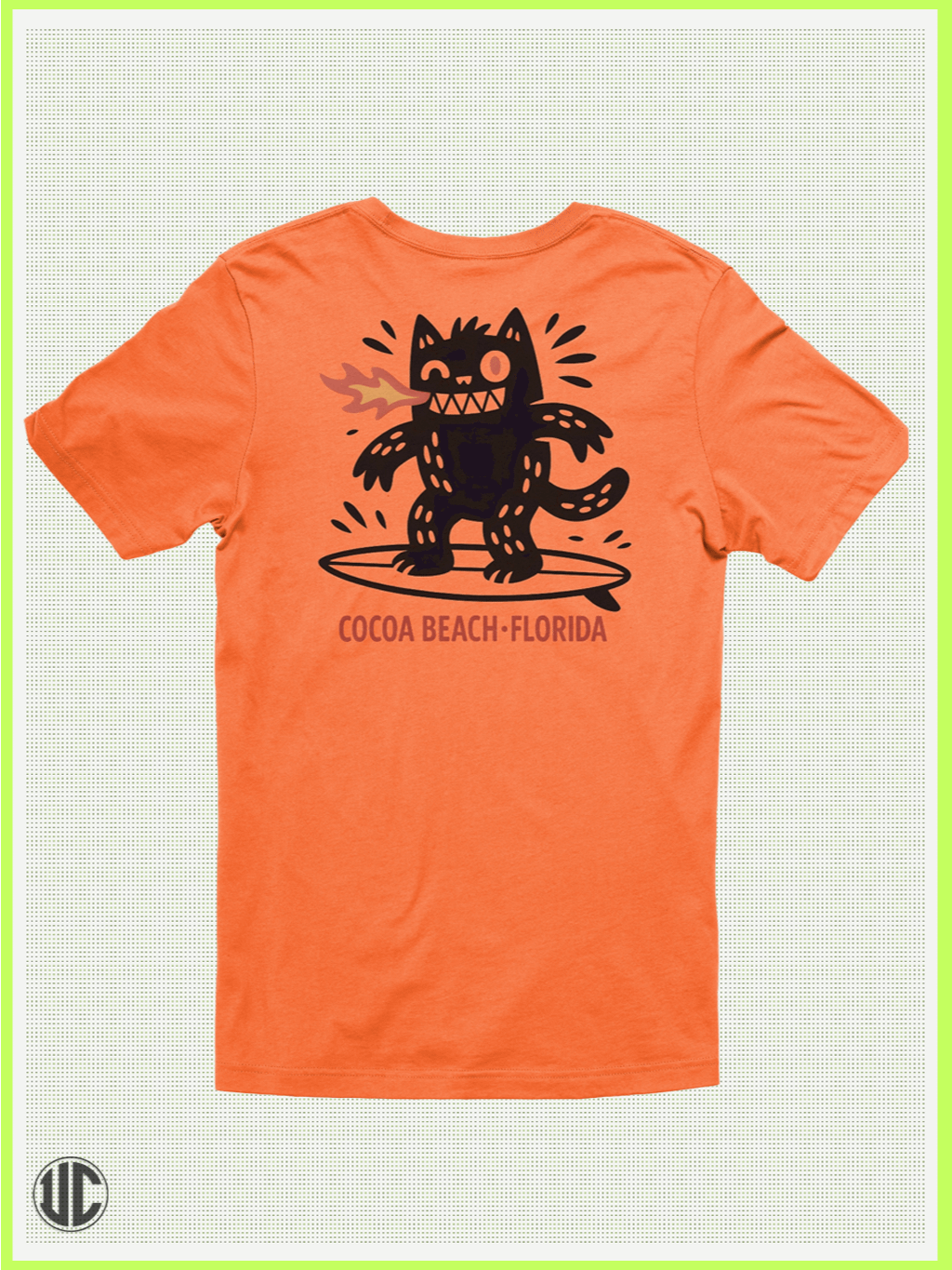Cocoa Beach Surfer T-Shirt – Graphic Florida Surf Tee product image (1)