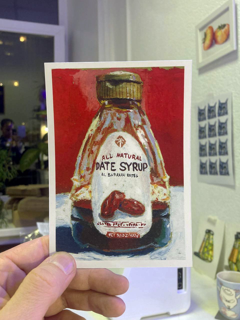 Date Syrup postcard product image (1)