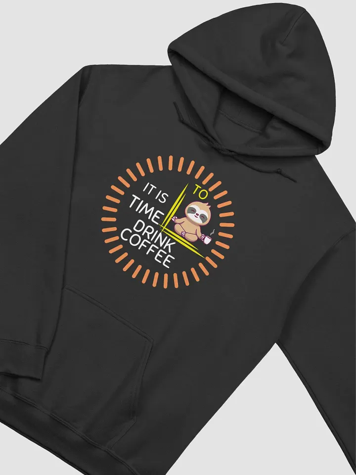 Coffee Lover Zen Sloth Hoodie product image (2)