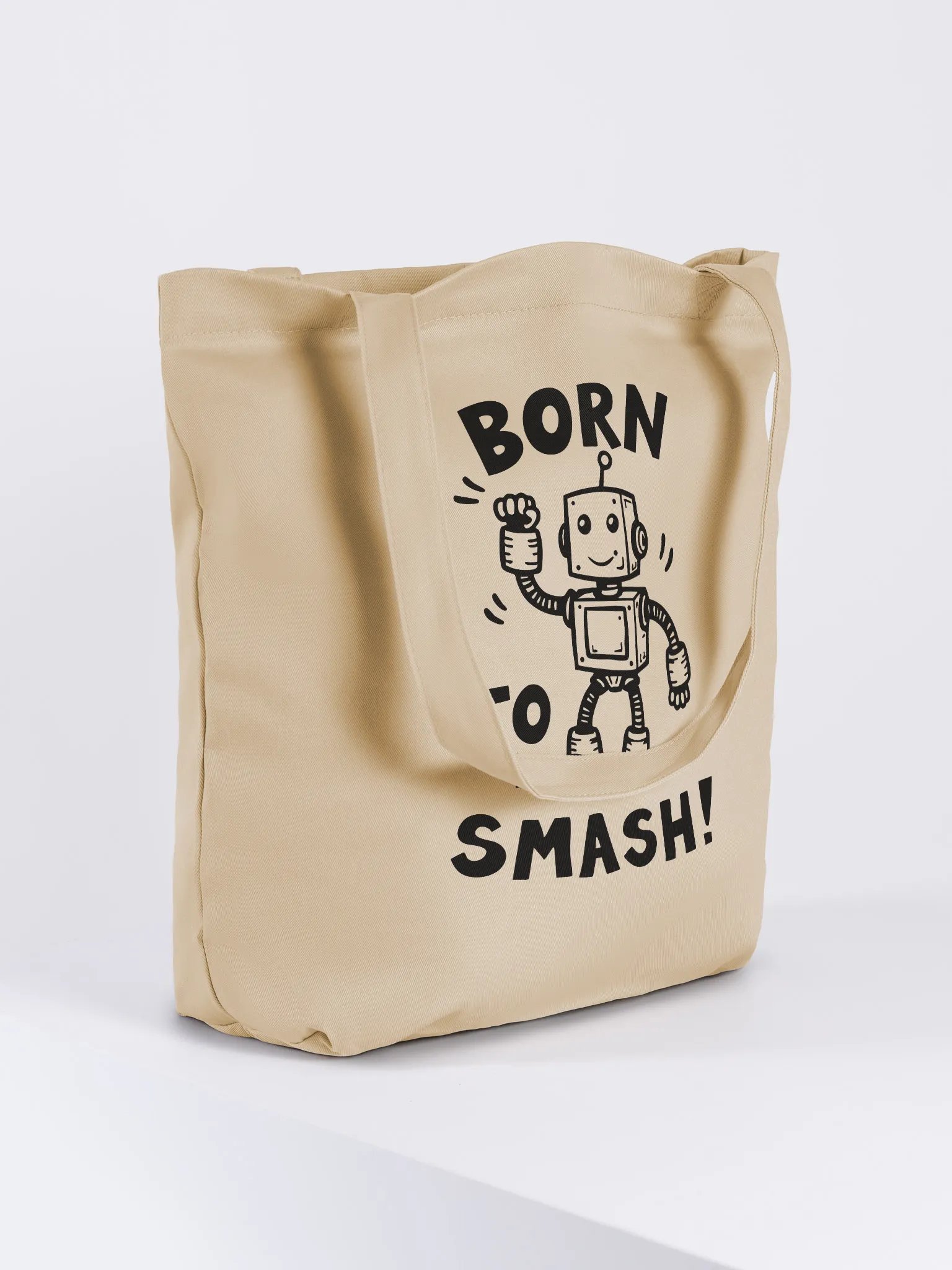 Born To Smash Organic Canvas Tote product image (4)