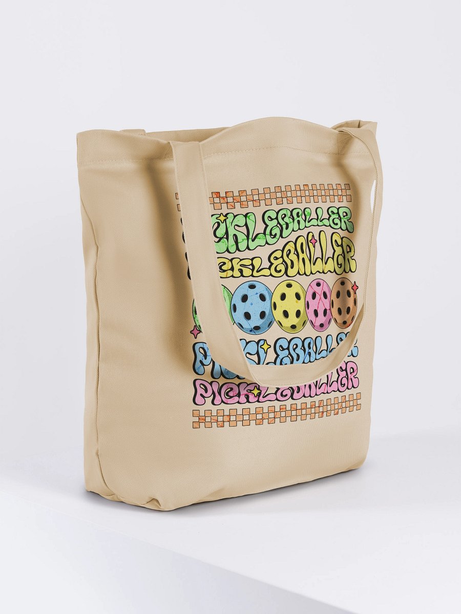 Pickleballer Eco Tote Colorful Statement Bag product image (4)