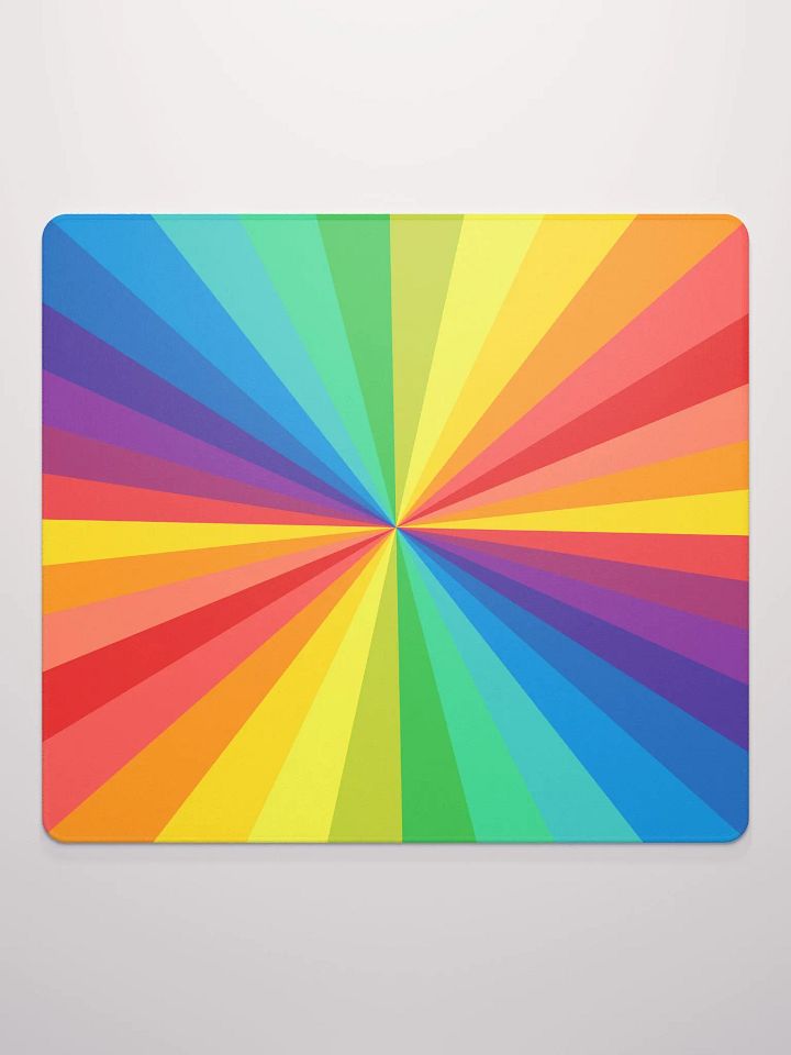 Trippy Rainbow Gaming Mouse Pad product image (3)