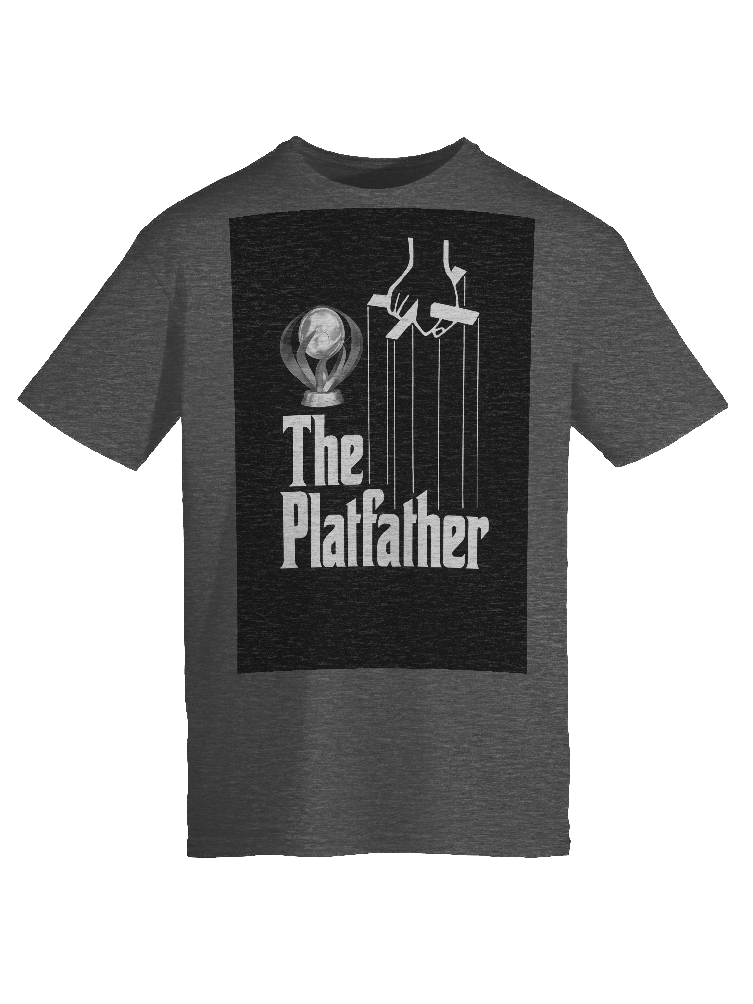 The Platfather T-Shirt | Platinum Trophy Gamer Parody | Mafia Movie Poster Style product image (9)