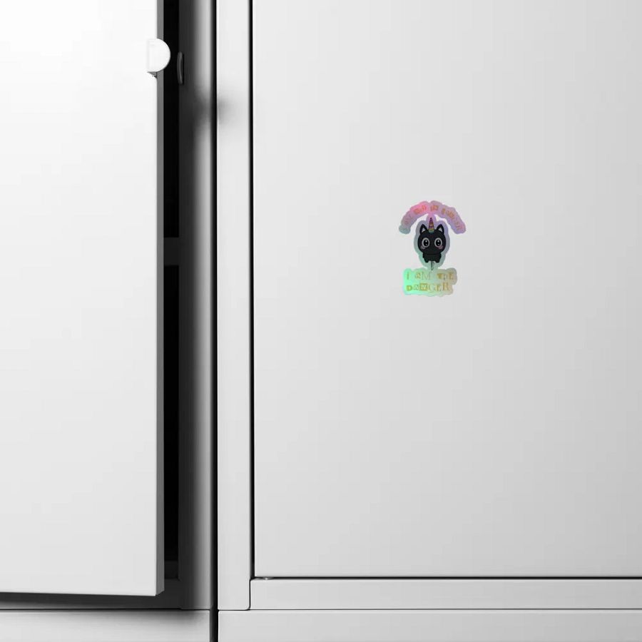Dangerous Kitty Unicorn Holographic Sticker Sheet product image (6)