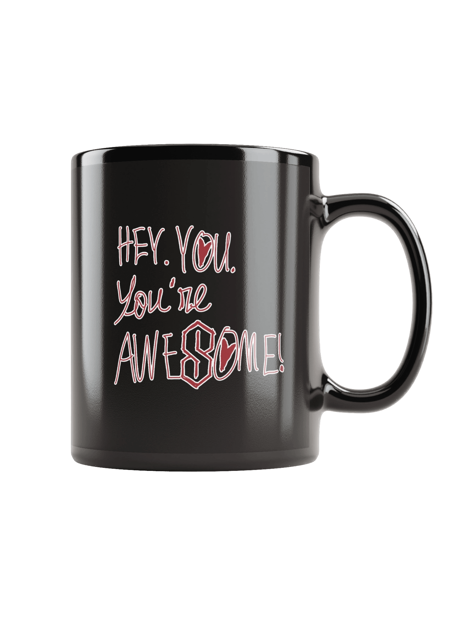 Hey. You. You're Awesome! Dark Mug product image (1)