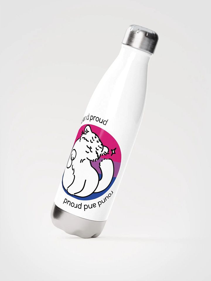 Round and Proud Manul Pride Bisexual Version - Bottle product image (2)
