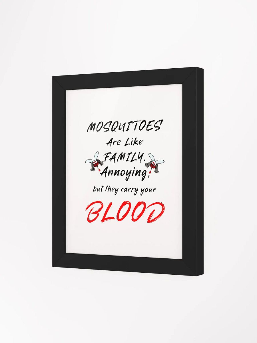 Bloodthirsty Mosquitoes Framed Matte Poster product image (30)