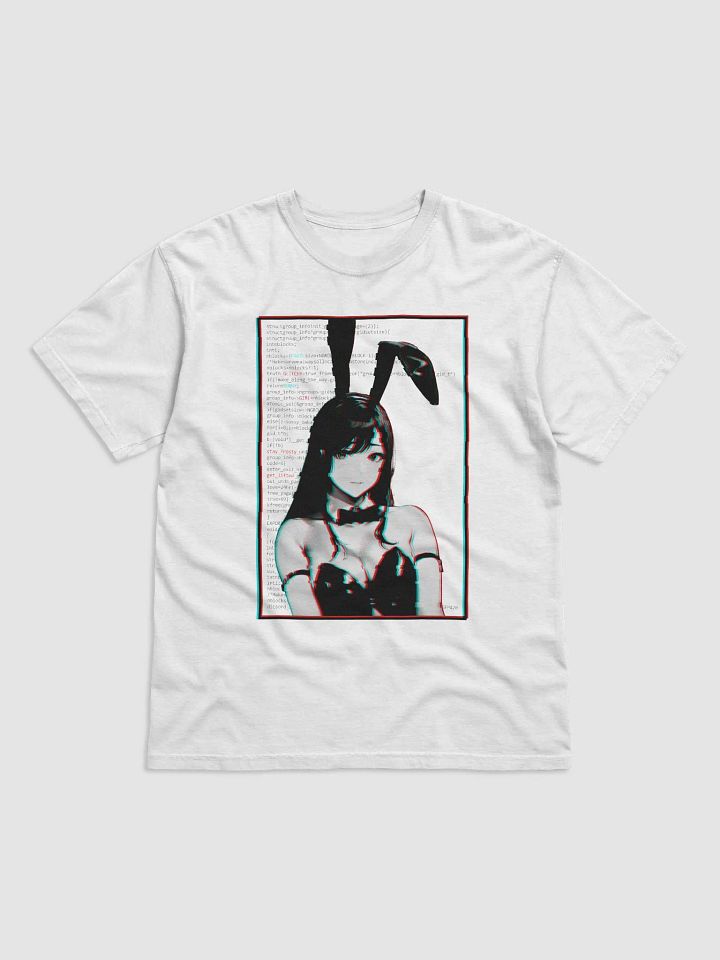 Panic Glitchy Bunny Girl Tee product image (1)