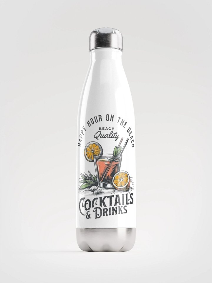 Artistic Cocktail Stainless Steel Water Bottle product image (1)