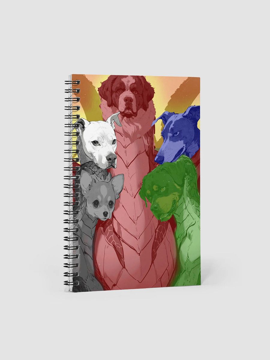 Toby the Mythical Canine Spiral Notebook product image (1)