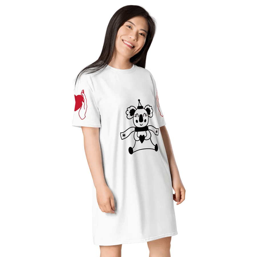Blackout Elegance T-Shirt Dress product image (3)
