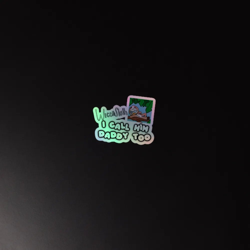 Daddy Holo Sticker product image (4)