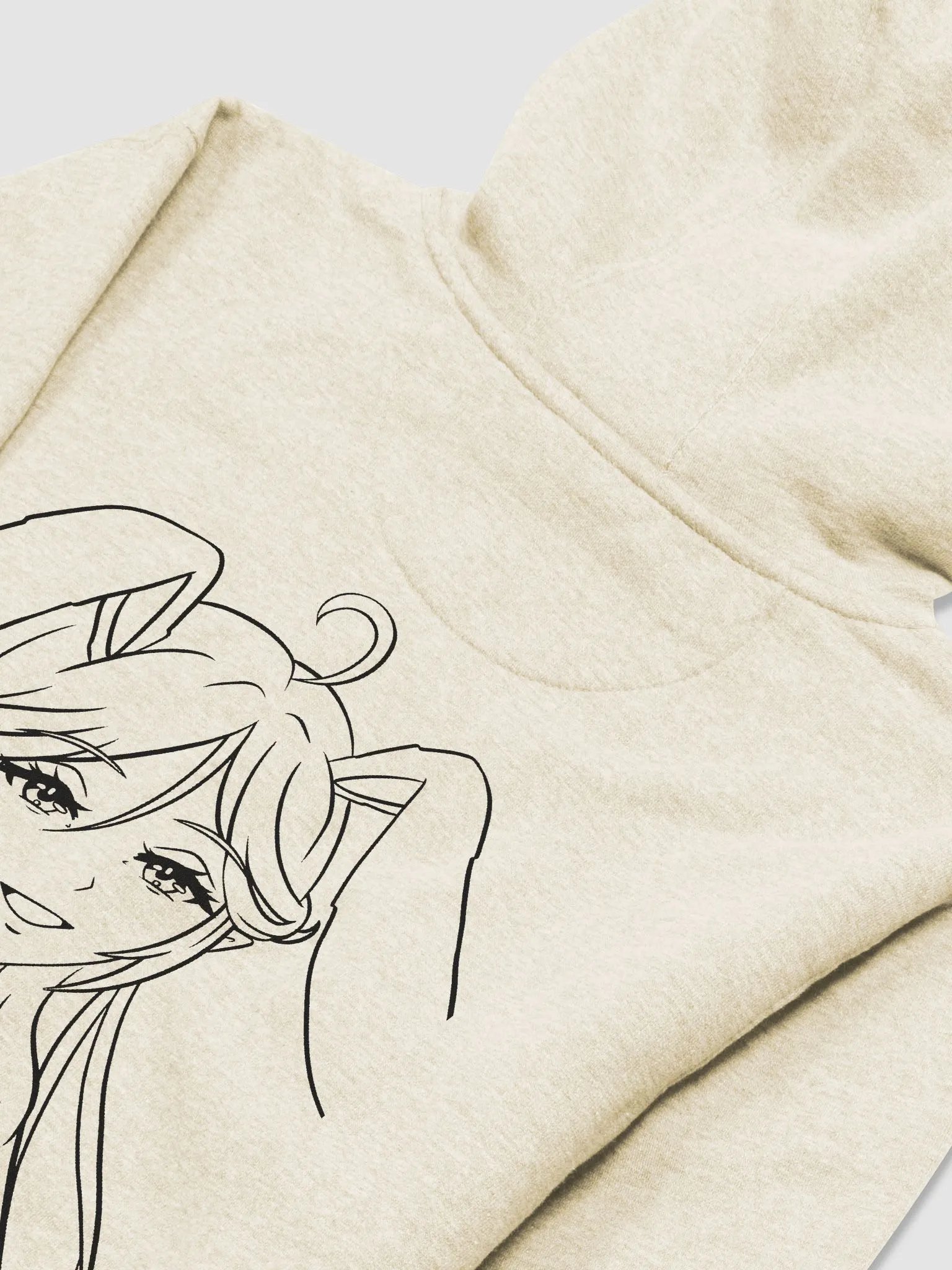 Nunu Linework Hoodie - Black product image (4)