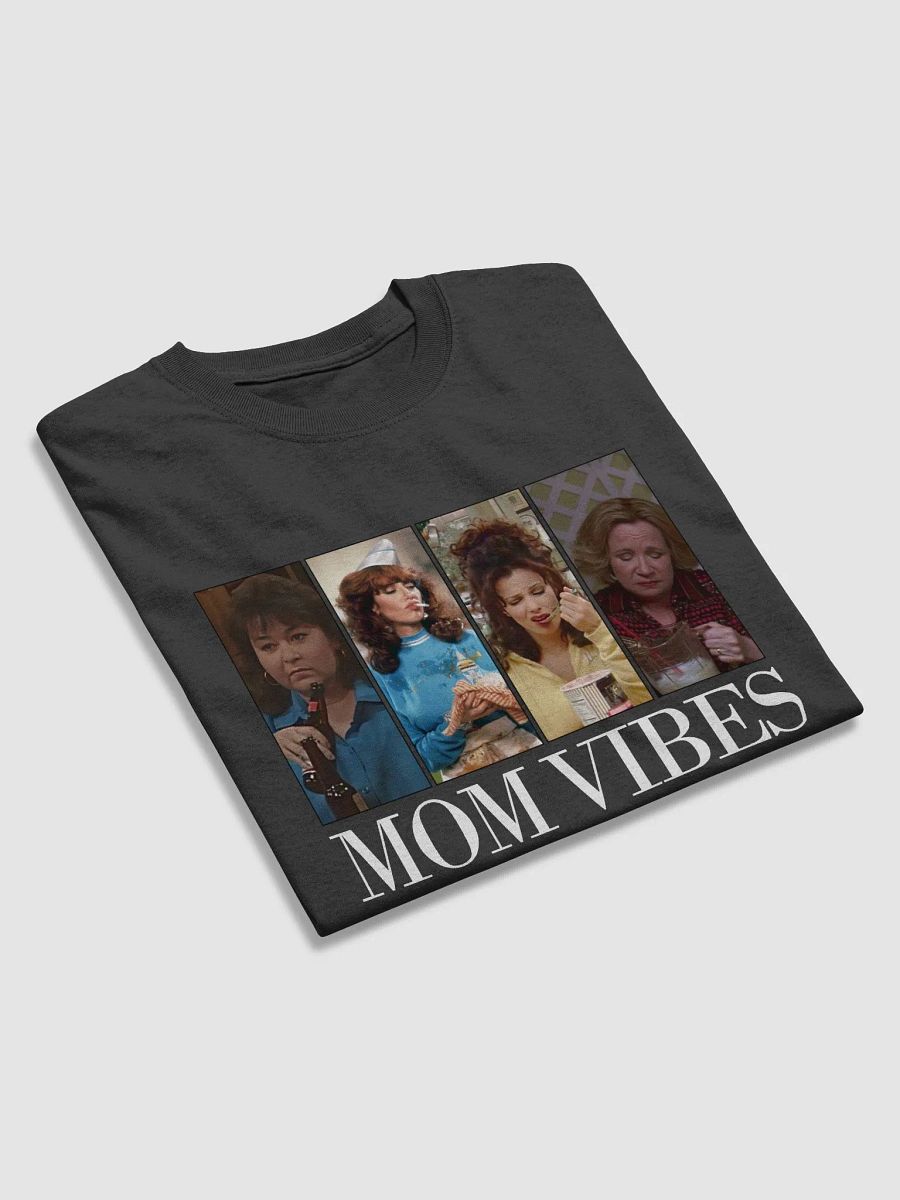 'MOM VIBES' -T-Shirt Black/HeatherGray product image (2)