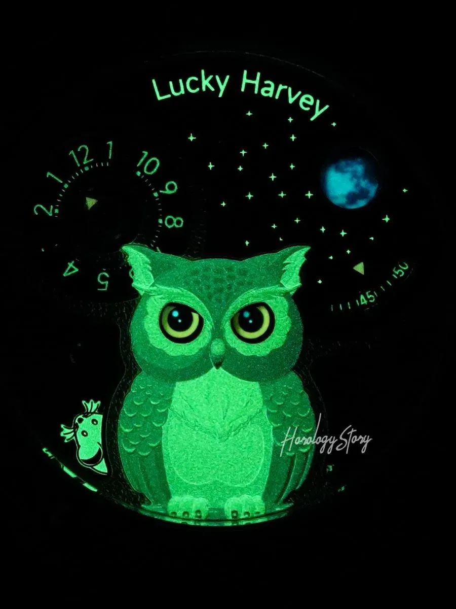 Lucky Harvey Silver Owl Blinking Eyes Automatic product image (11)