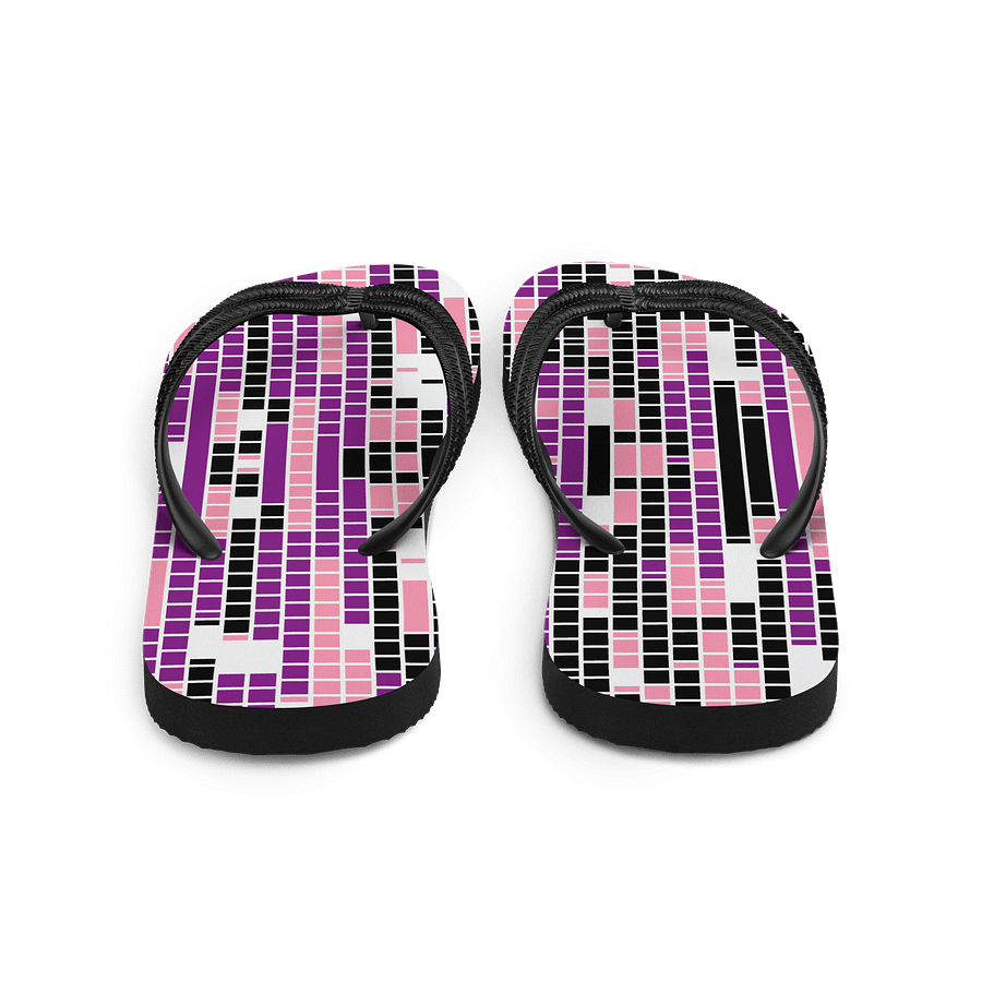 Abstract Harmony Custom Flip-Flops product image (3)