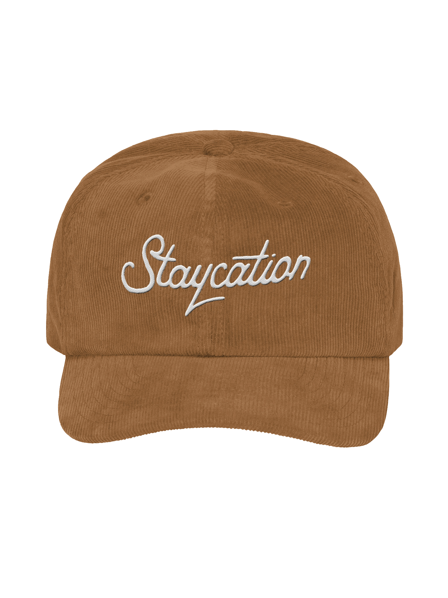 Staycation Embroidered Corduroy Hat product image (1)