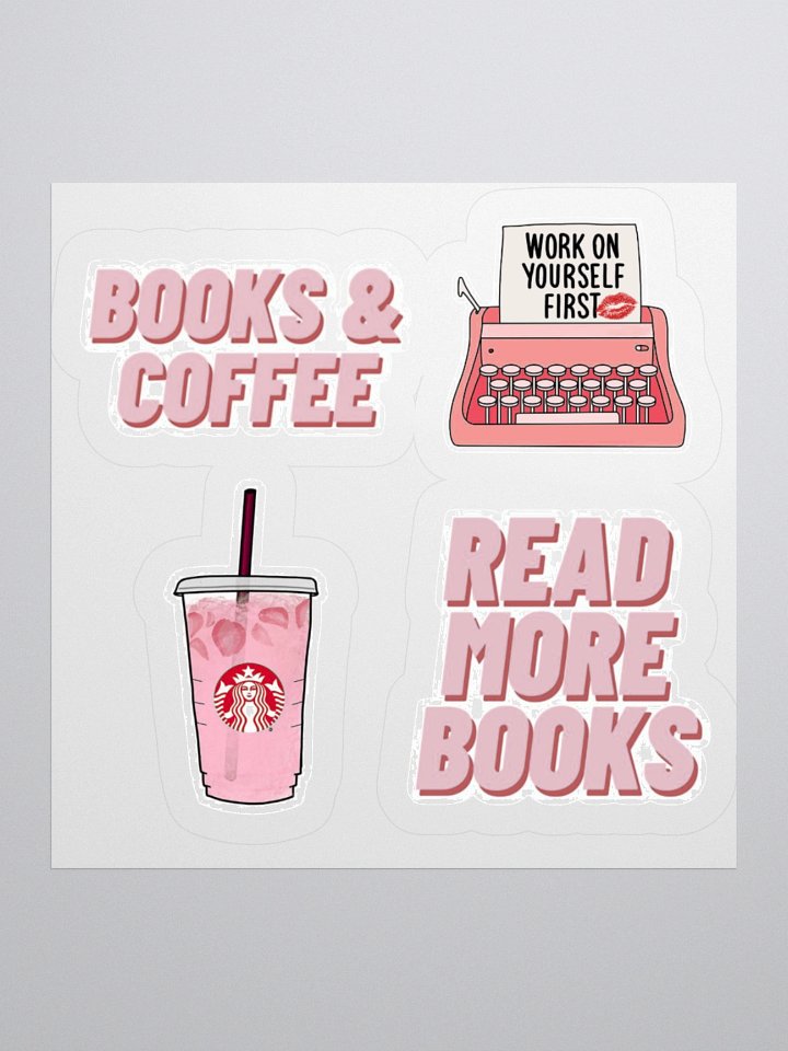 Self-Care & Books Sticker Pack product image (1)