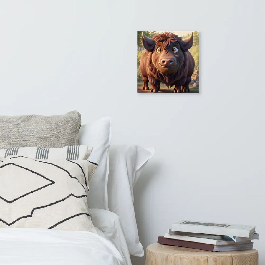 Endangered Species - Mexico - Bison Canvas Art product image (8)