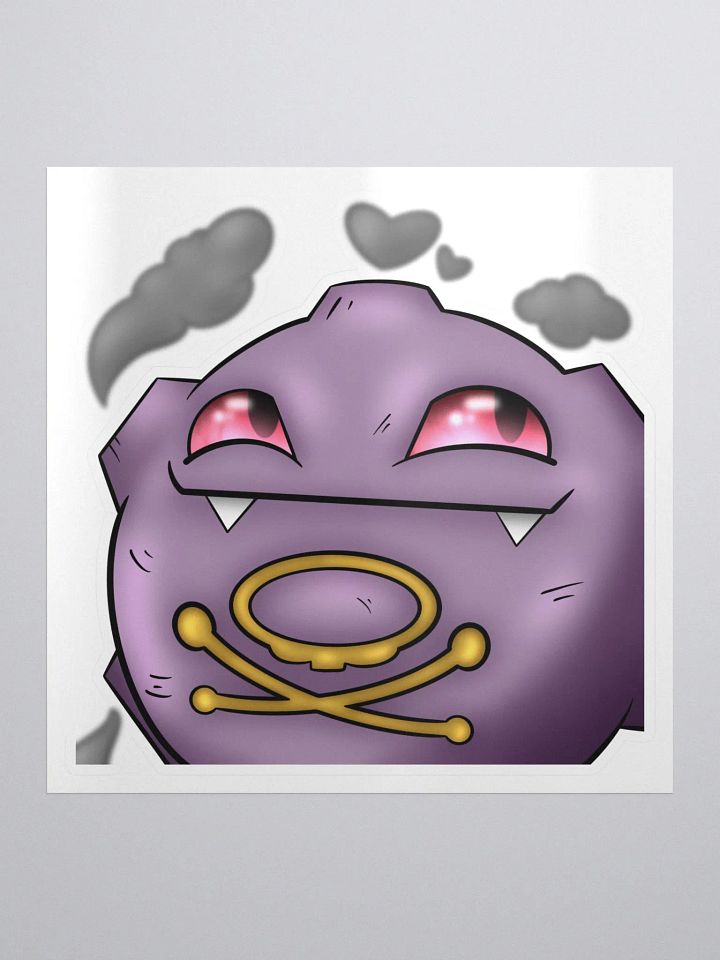 kough kough...O.O... koffing sticker product image (1)