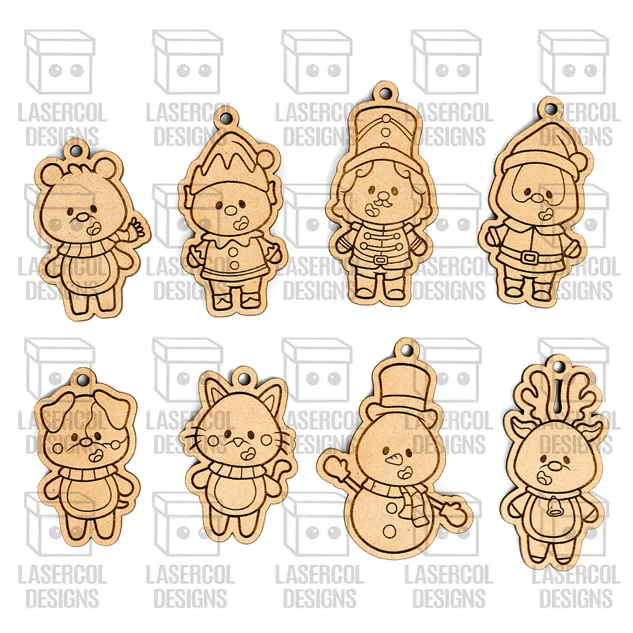 Christmas Ornaments - Laser Cut Files product image (6)