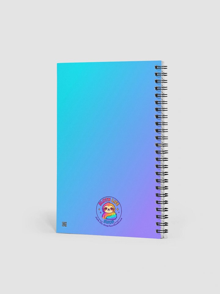 Savor Every Bite – Funny Chocolate Sloth Notebook | Sloths Having Snacks Collection product image (2)