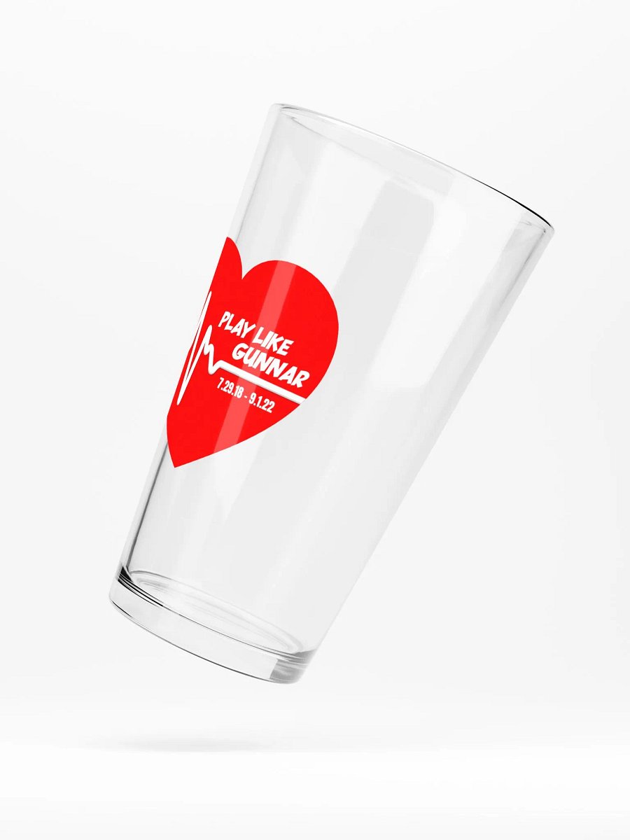 Play Like Gunnar Pint Glass product image (5)