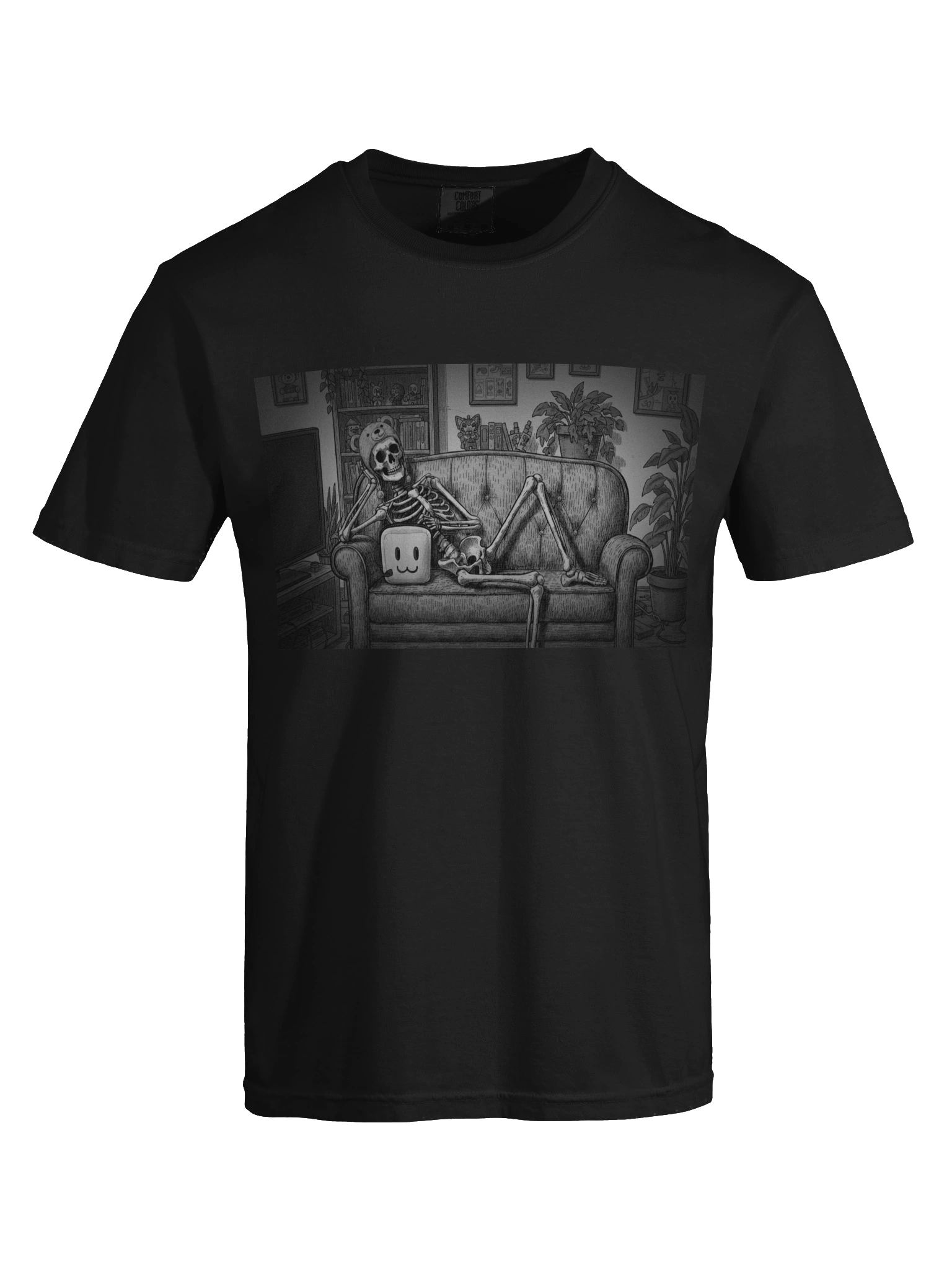 Cozy Skeleton Lounge T-Shirt product image (7)