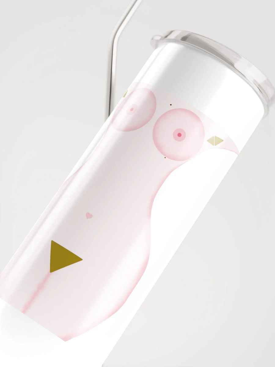 Natural Beauty Eco-Friendly Stainless Steel Tumbler with Reusable Straw product image (4)