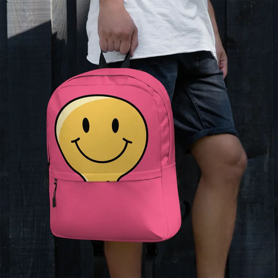 Happy face backpack product image (4)