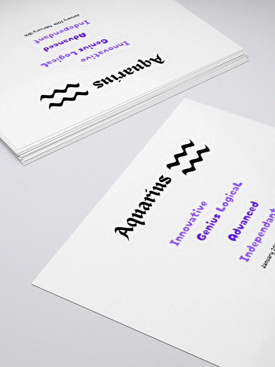 Aquarius Stickers product image (11)