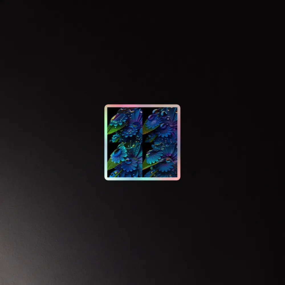 Kawaiikitten Exclusive Premium Dew Drop Holographic Sticker product image (4)