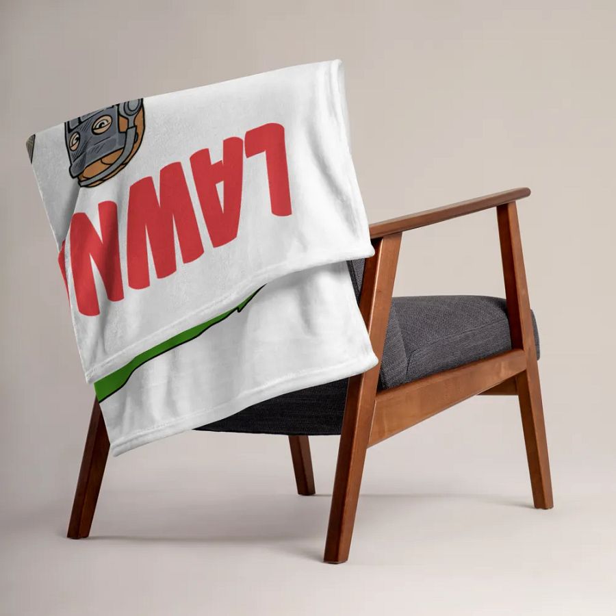Lawnmower Mic | Throw Blanket product image (3)